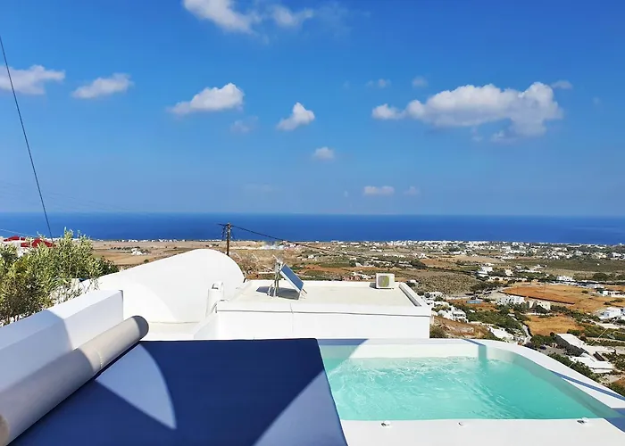 Sun Spell With Sea View-private Plunge Pool Fira (Santorini)