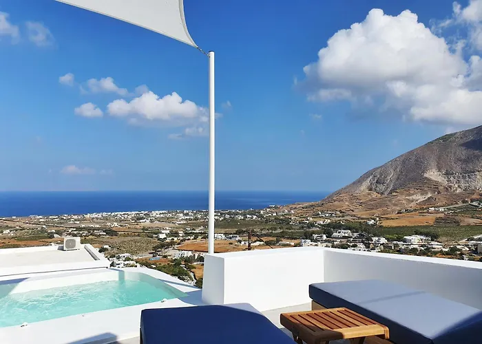 Sun Spell With Sea View-private Plunge Pool Villa Fira (Santorini)