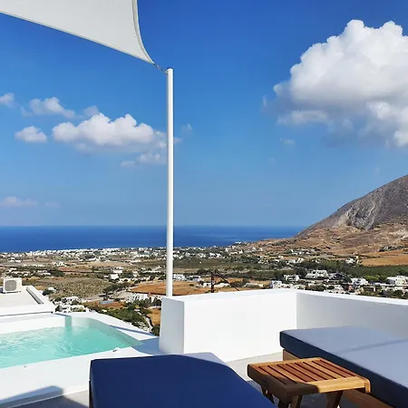 Sun Spell With Sea View-private Plunge Pool Villa Firá